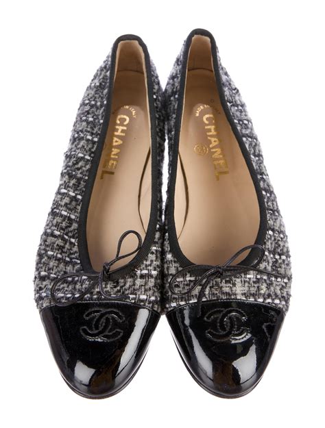 Chanel tweed shoes